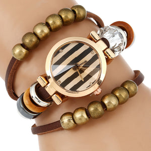 Fashion Triple Bracelet Wristwatch (Charm Fashion-dog) - PicaPicaBeauty 