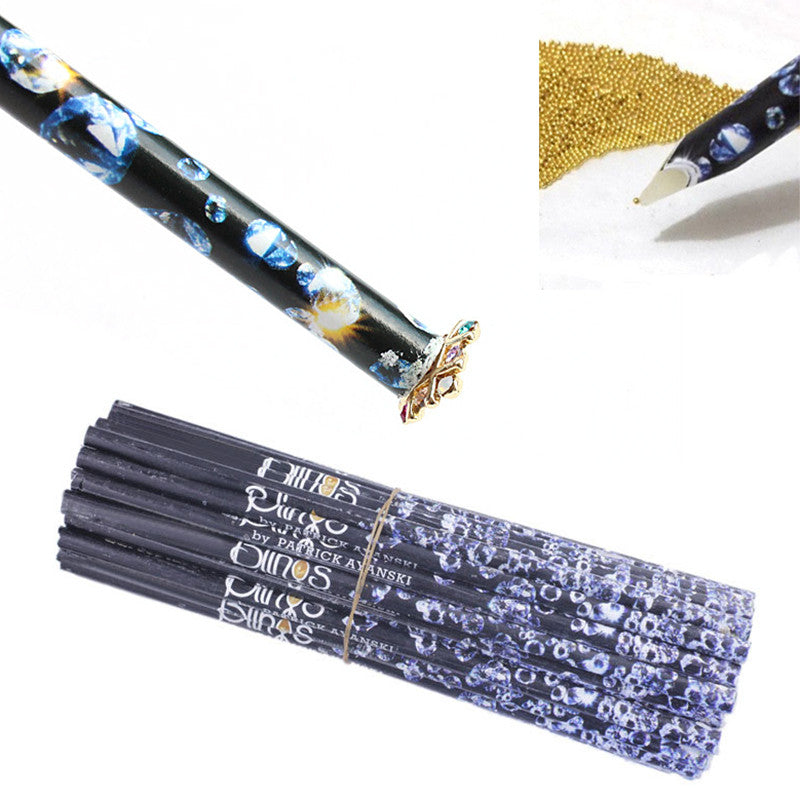 Rhinestones/Gems picking Dotting Pencil/Crafting nail Pen - PicaPicaBeauty 