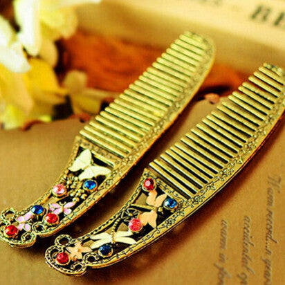 Vintage Womens Dragonfly Comb - PicaPicaBeauty 