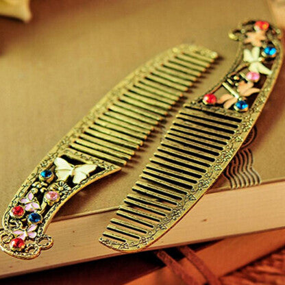 Vintage Womens Dragonfly Comb - PicaPicaBeauty 