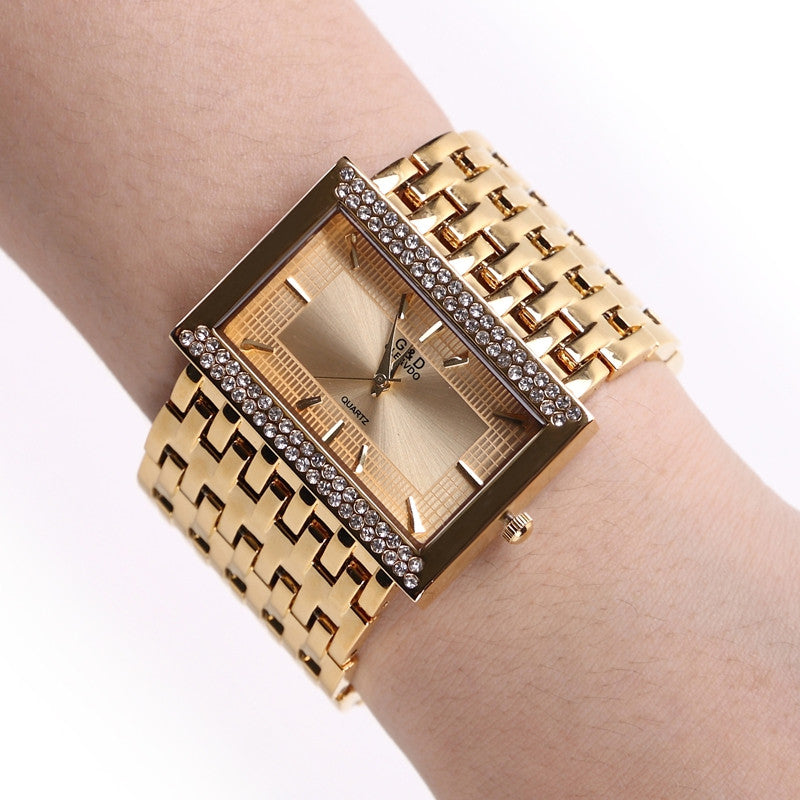 Luxury Fashion Wide Strap Watch - PicaPicaBeauty 