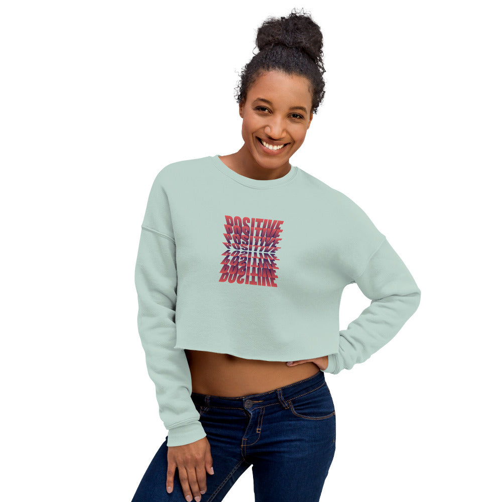 Positive Crop Sweatshirt